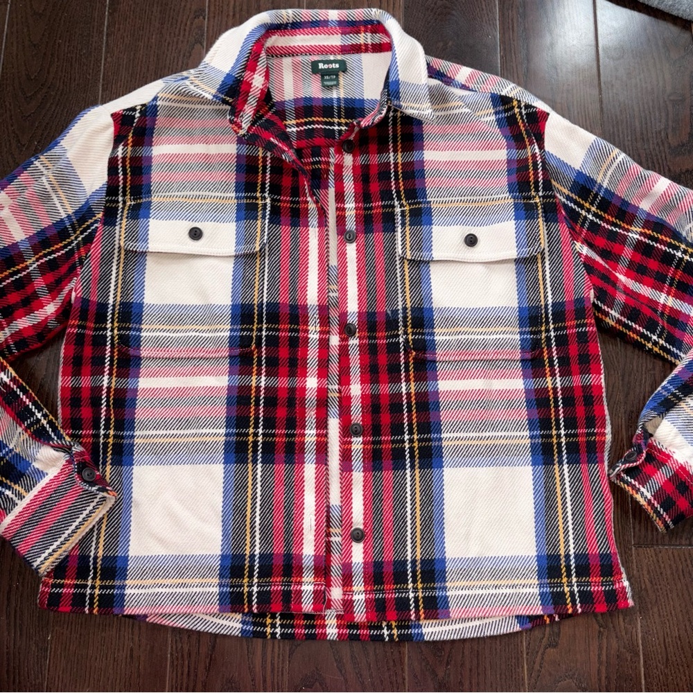 Roots Plaid Shirt Jacket (oversized)